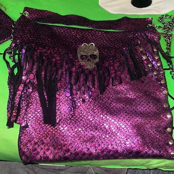 Mermaid purple scale bag - Picture 6 of 12